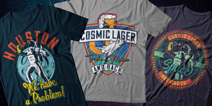 Cosmic Lager Shadow TX Font preview